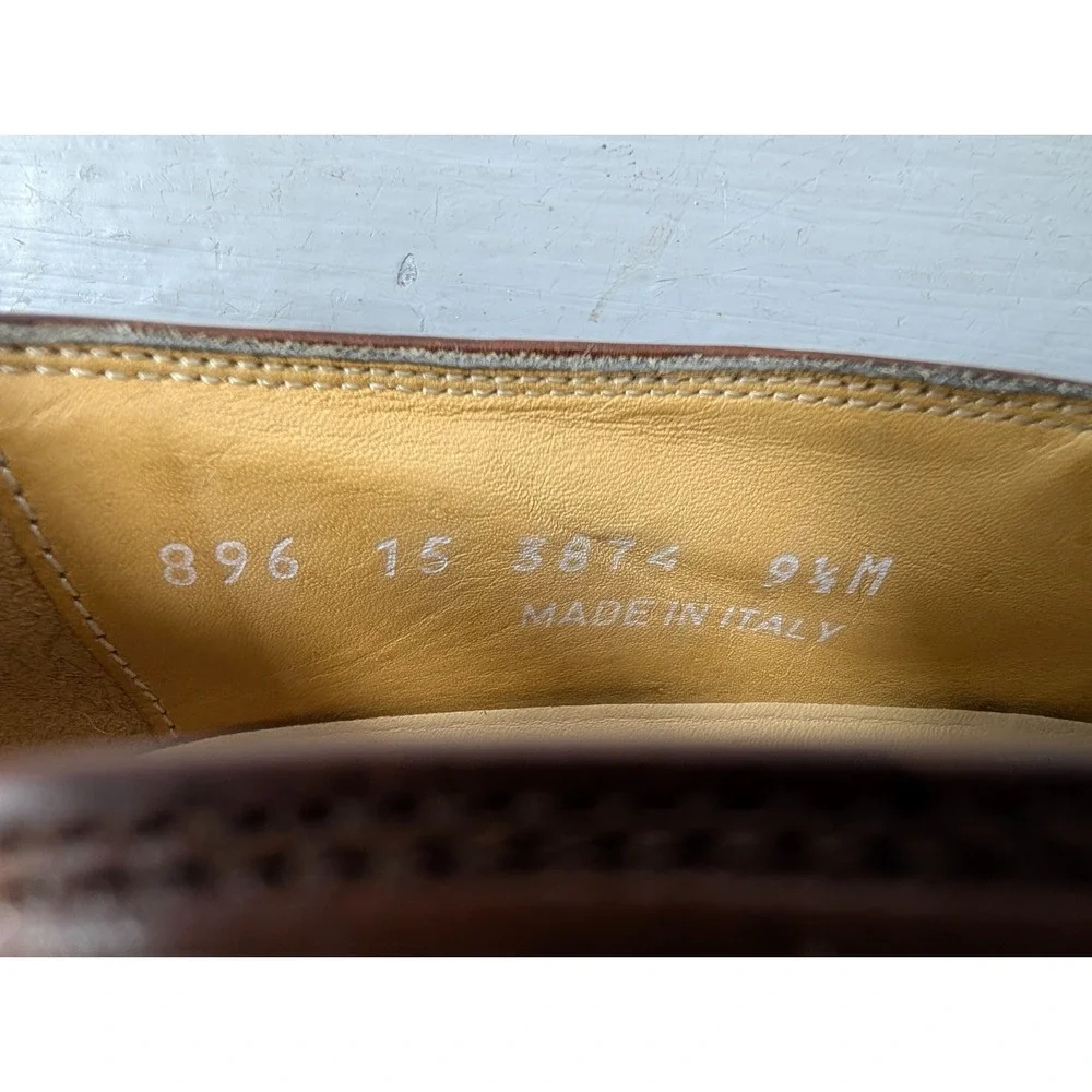 Johnston & Murphy Signature Series Loafers‎ Men's 9.5 M Leather Made In Italy